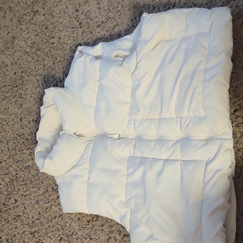 Puff zip up jacket